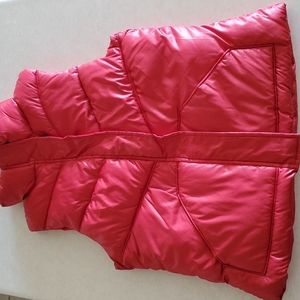 Old Navy puffy vest, red, sz S